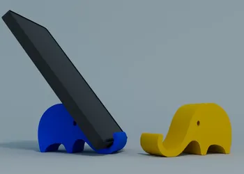 Elephant mobile holder
